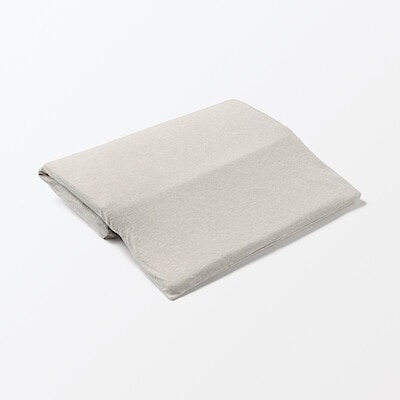 綿天竺　高さが調整できるまくら用カバー