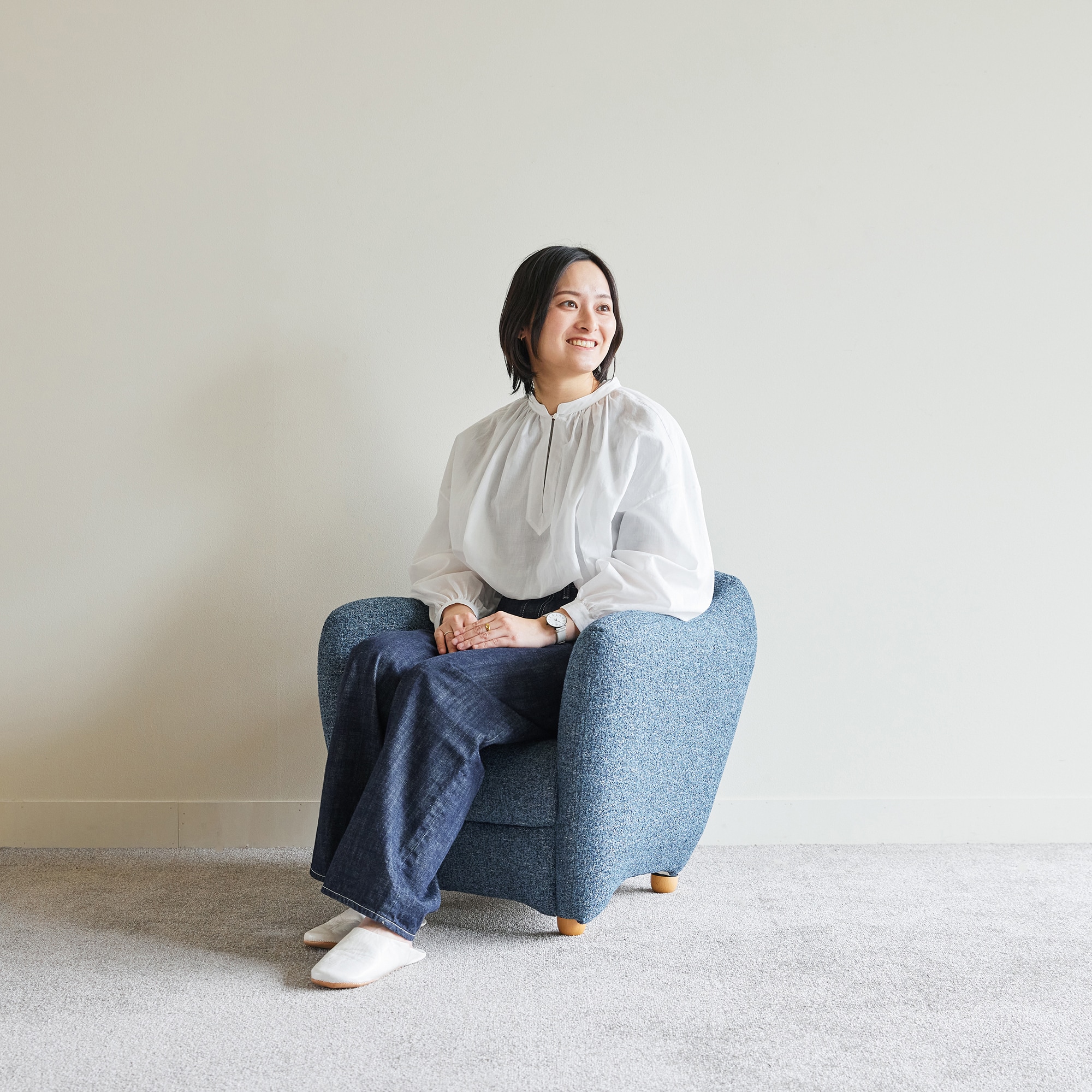 IDEE］MINI MILLER ARM CHAIR BOUCLE