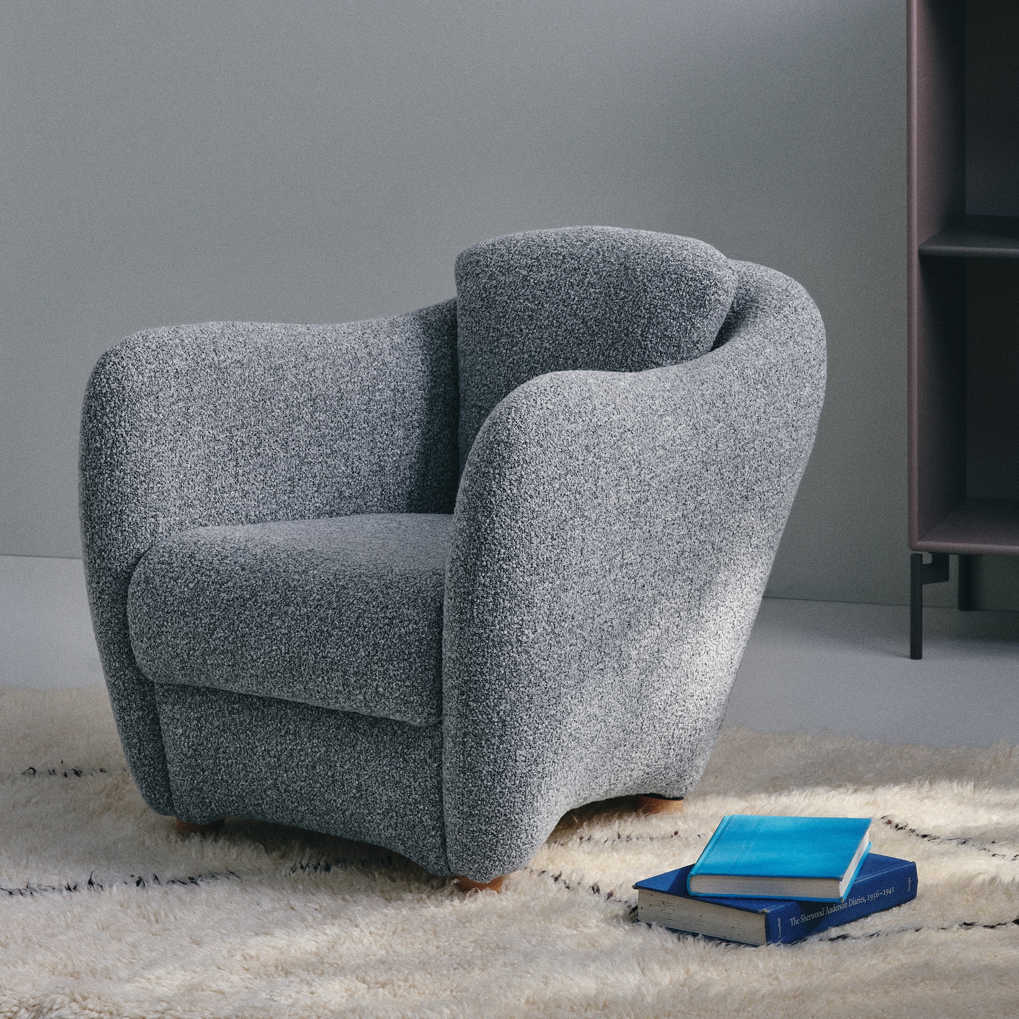 ［ＩＤＥＥ］ＭＩＮＩ　ＭＩＬＬＥＲ　ＡＲＭ　ＣＨＡＩＲ　ＢＯＵＣＬＥ　ＧＲＡＹ