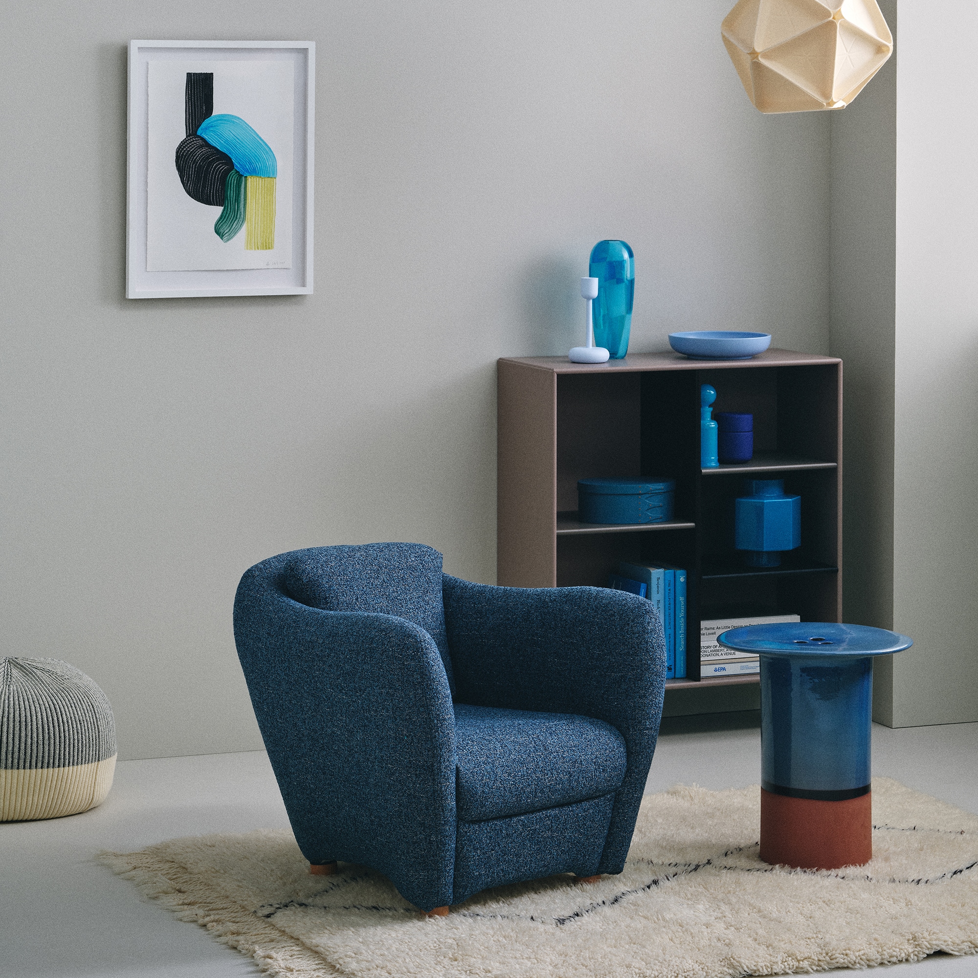 ［ＩＤＥＥ］ＭＩＮＩ　ＭＩＬＬＥＲ　ＡＲＭ　ＣＨＡＩＲ　ＢＯＵＣＬＥ　ＢＬＵＥ