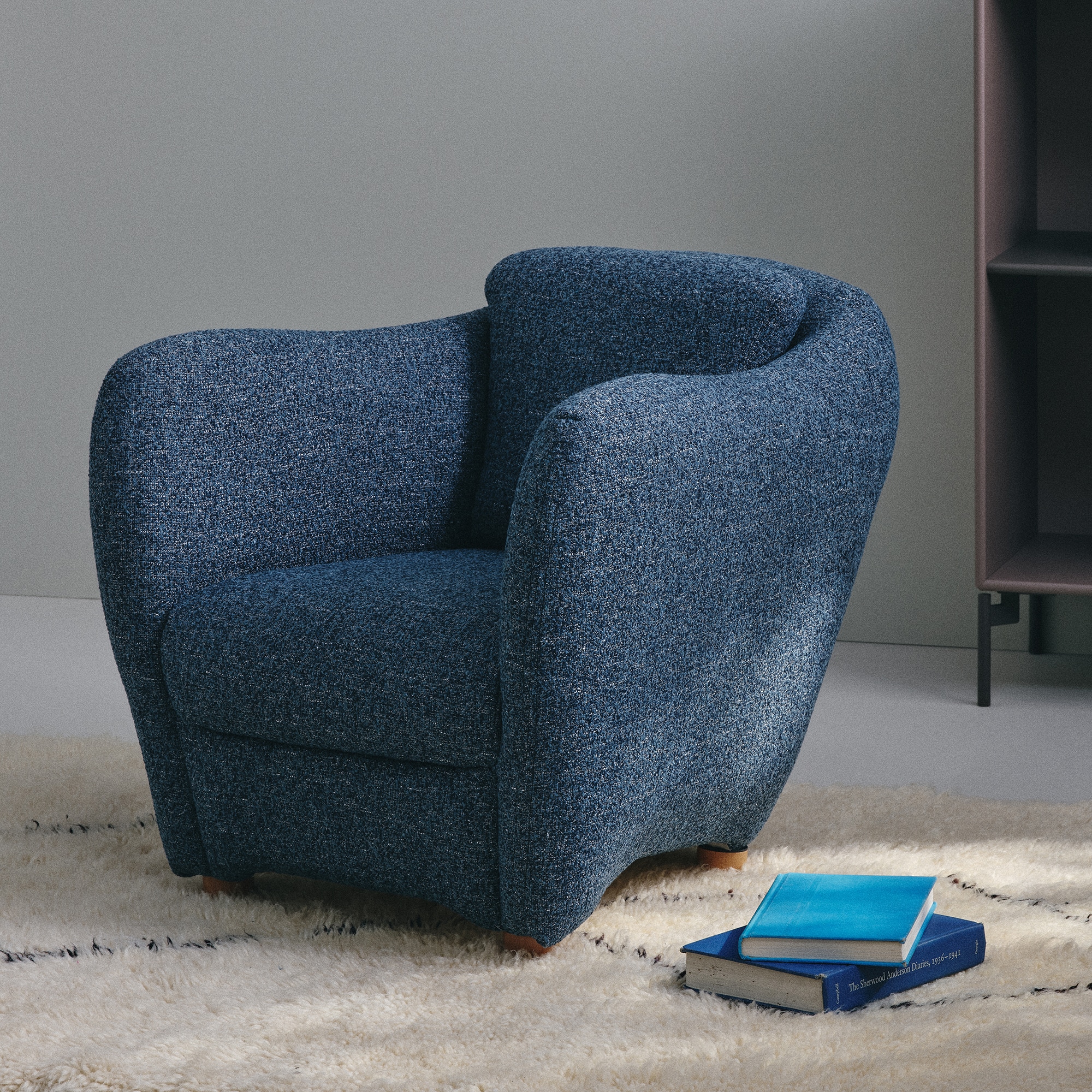 ［ＩＤＥＥ］ＭＩＮＩ　ＭＩＬＬＥＲ　ＡＲＭ　ＣＨＡＩＲ　ＢＯＵＣＬＥ　ＢＬＵＥ