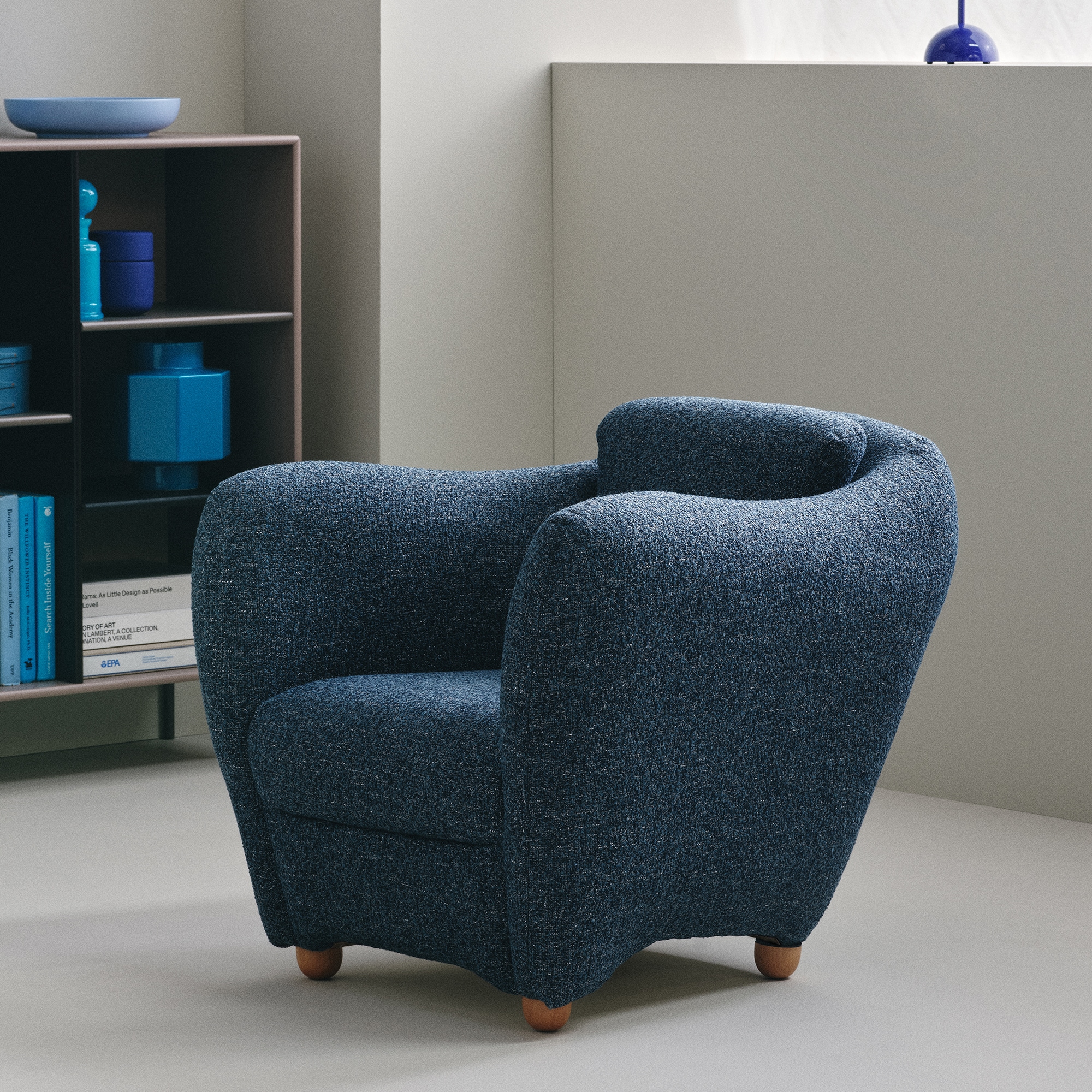 ［ＩＤＥＥ］ＭＩＮＩ　ＭＩＬＬＥＲ　ＡＲＭ　ＣＨＡＩＲ　ＢＯＵＣＬＥ　ＢＬＵＥ