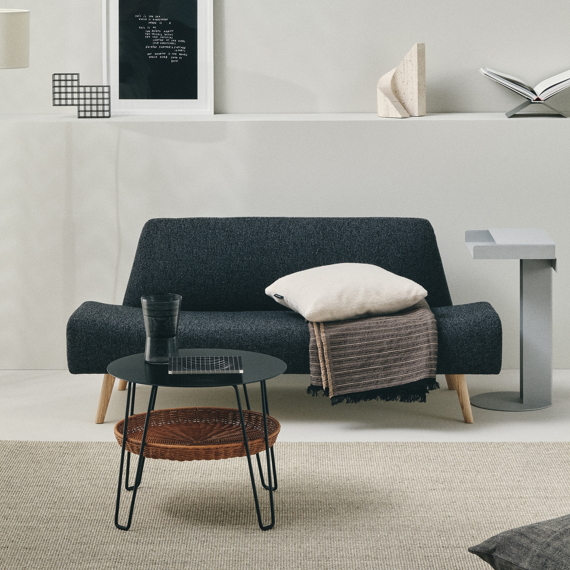 IDEE］AO SOFA （2） BOUCLE BLACK | 無印良品