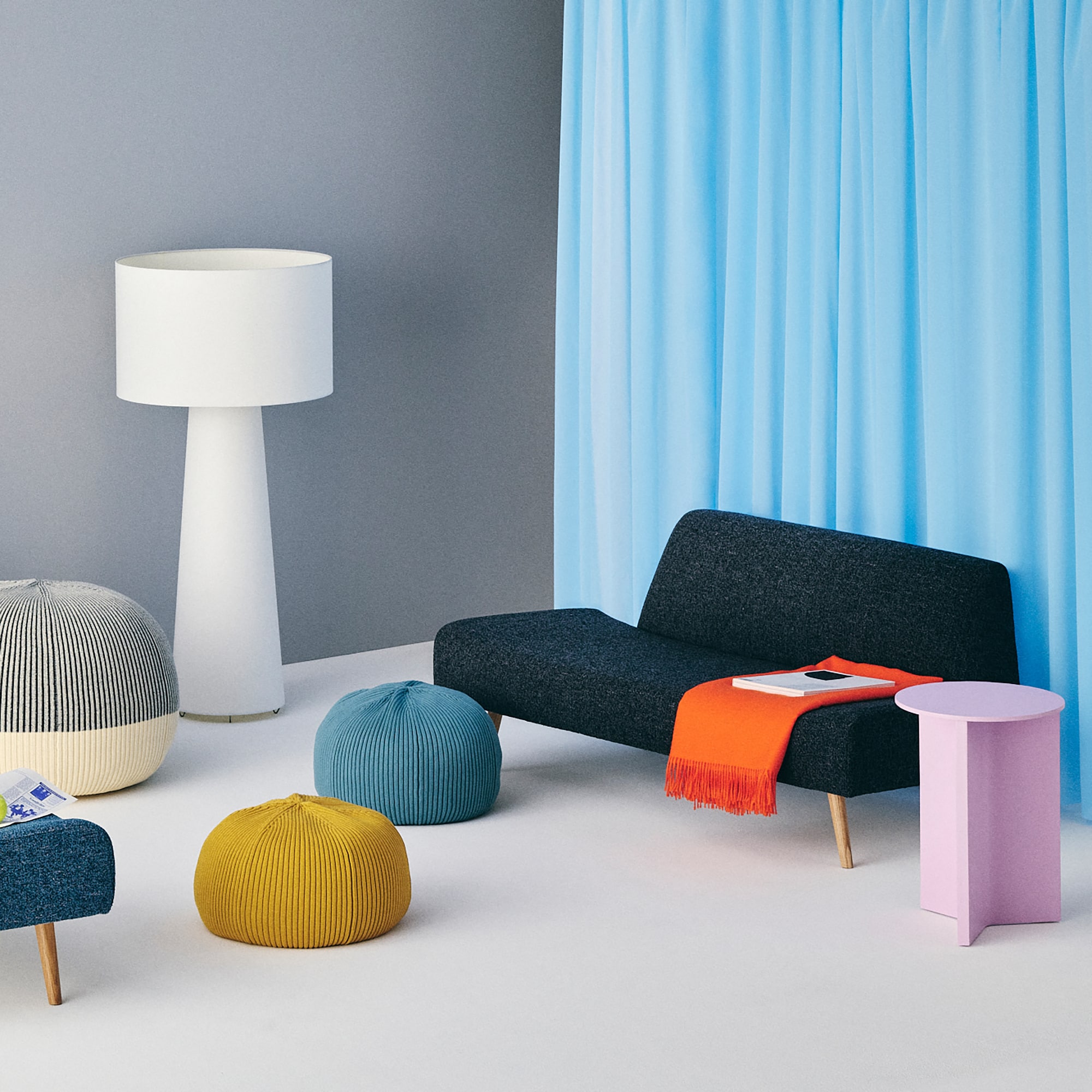 IDEE］AO SOFA （2） BOUCLE BLACK | 無印良品