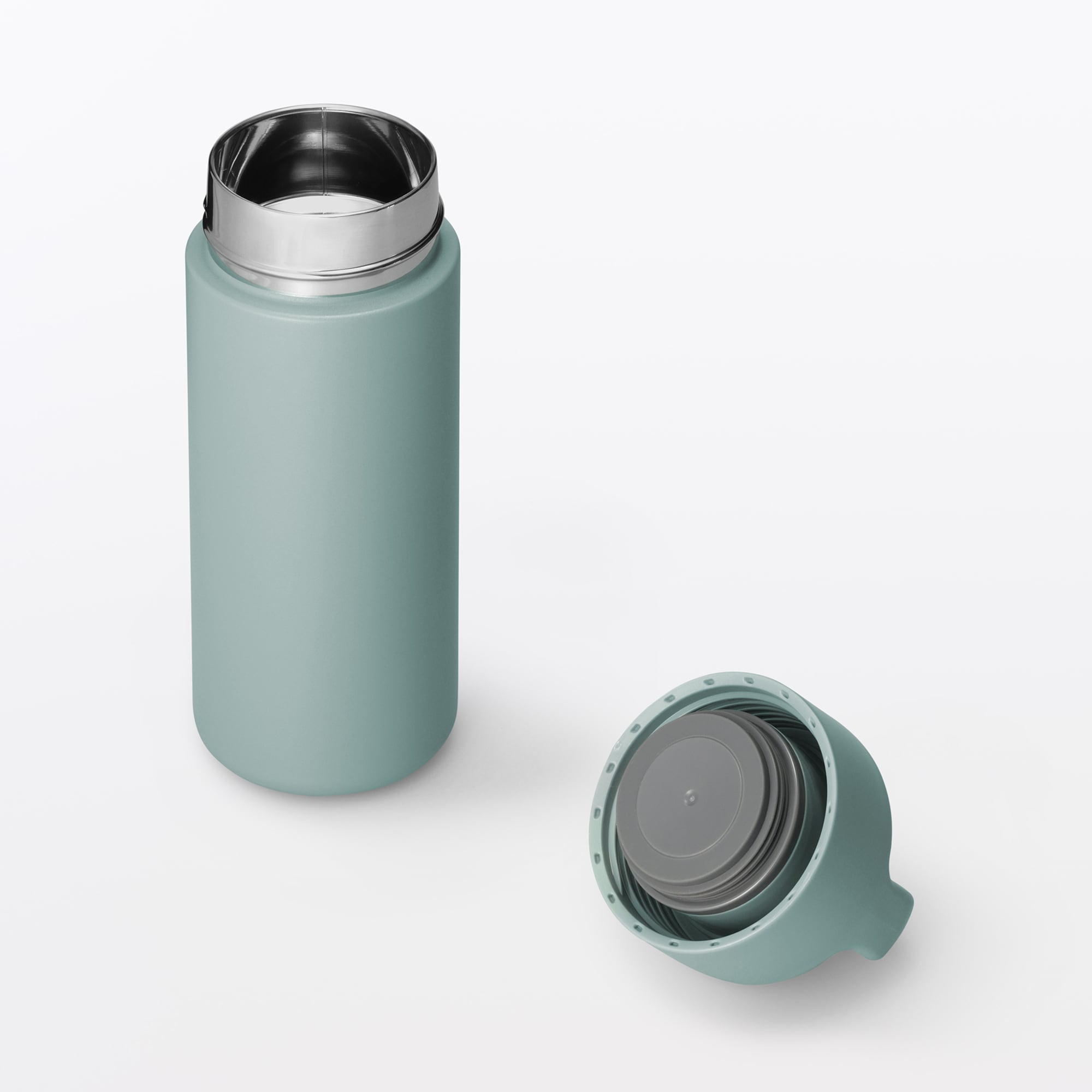 真空断熱構造　保温保冷ボトル　ハンドルタイプ