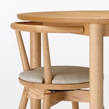 オーク材テーブル　直径１１０ｃｍ
