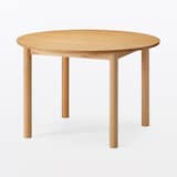 オーク材テーブル　直径１１０ｃｍ