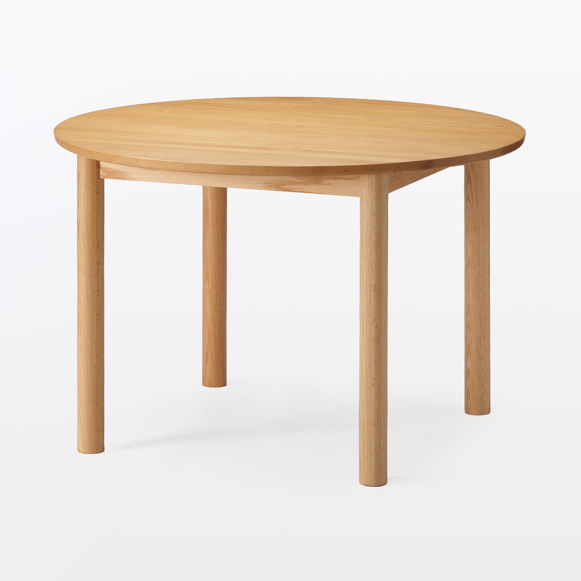 オーク材テーブル　直径１１０ｃｍ