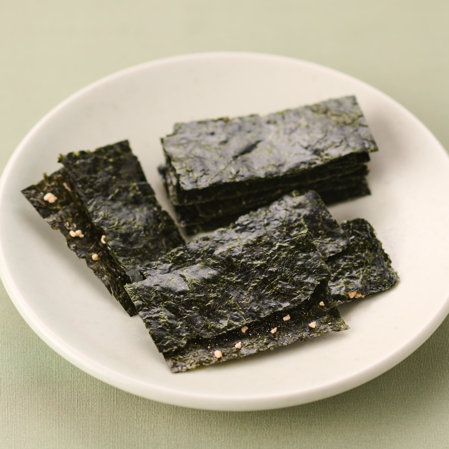 素材の栄養おやつ　食物繊維　ひとくち海苔　明太子味