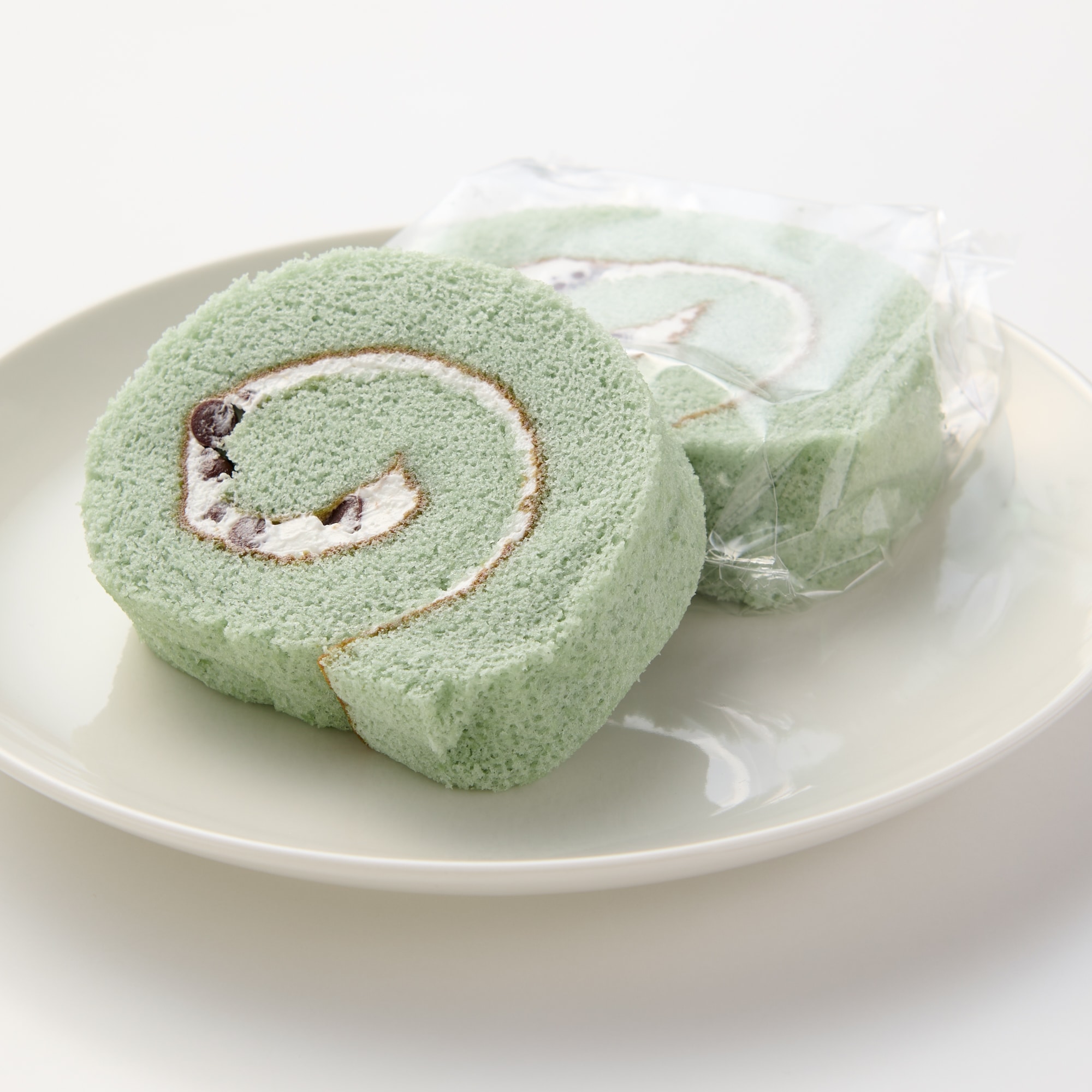 チョコミントロールケーキ