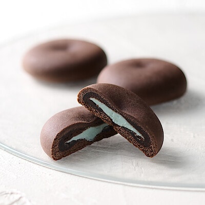 【４月１５日順次発売予定】【季節限定】チョコミントまんじゅう　３個