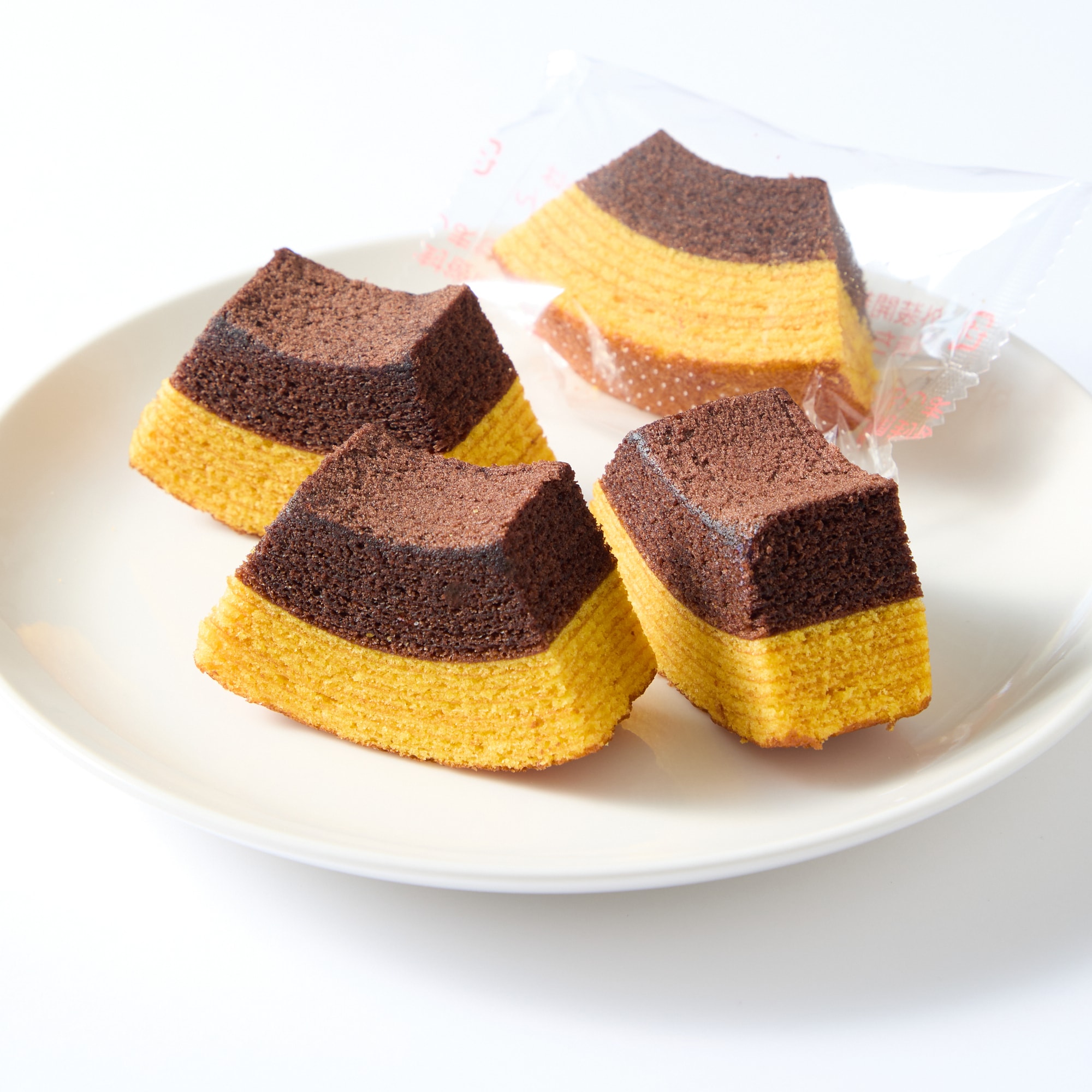 ほめられかぼちゃとチョコのカットバウム