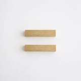 ［ＩＤＥＥ］ａｃｔｕｅｌ　ｍｅｔａｌ　真鍮箸置き　ショート　ペア