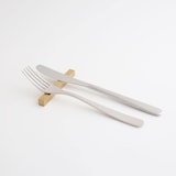 ［ＩＤＥＥ］ａｃｔｕｅｌ　ｍｅｔａｌ　真鍮箸置き　ロング　ペア