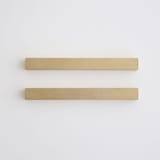 ［ＩＤＥＥ］ａｃｔｕｅｌ　ｍｅｔａｌ　真鍮箸置き　ロング　ペア