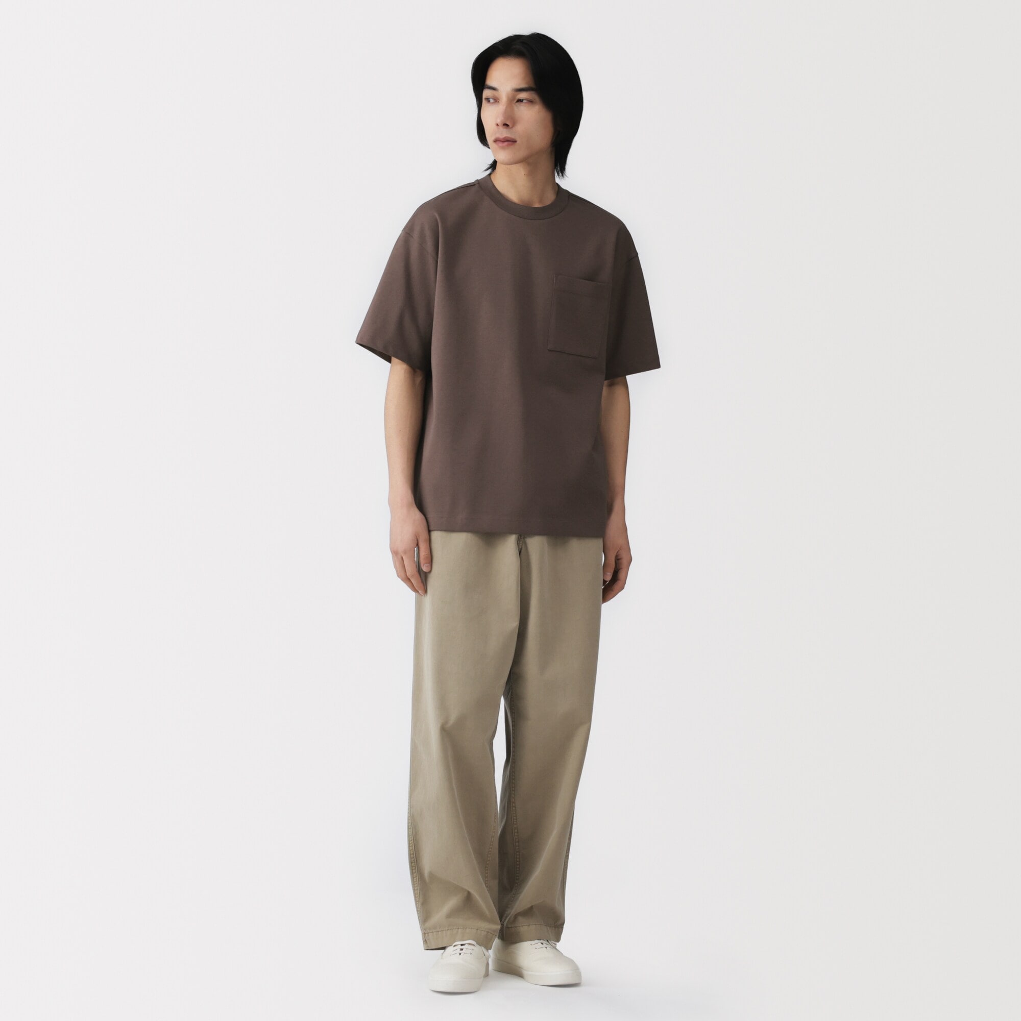 紳士 涼感UVカットワイド半袖Tシャツ | 無印良品