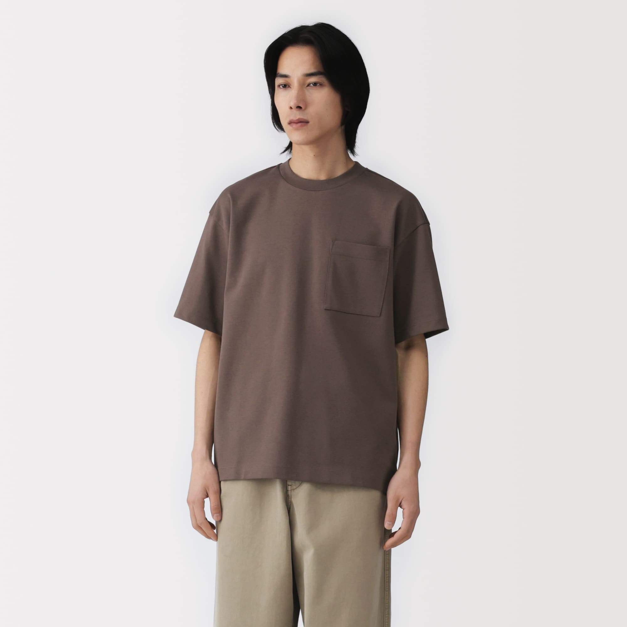 紳士　涼感ＵＶカットワイド半袖Ｔシャツ