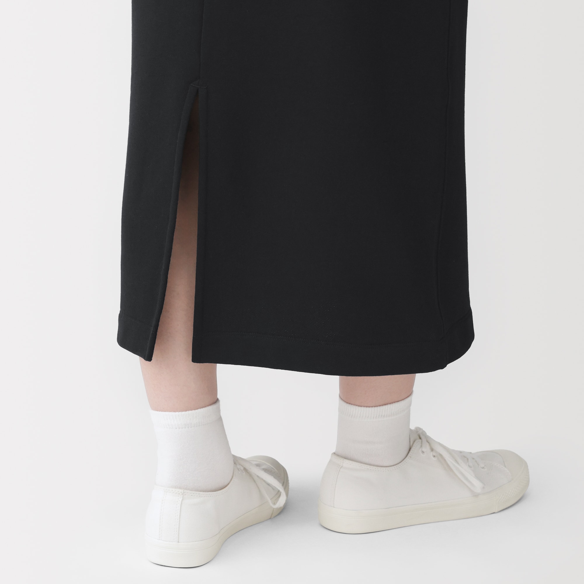 婦人 裏毛スウェットⅠラインスカート | 無印良品