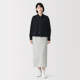 婦人　裏毛スウェットⅠラインスカート