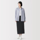 婦人　裏毛スウェットⅠラインスカート