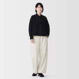 婦人　裏毛スウェットワイドパンツ