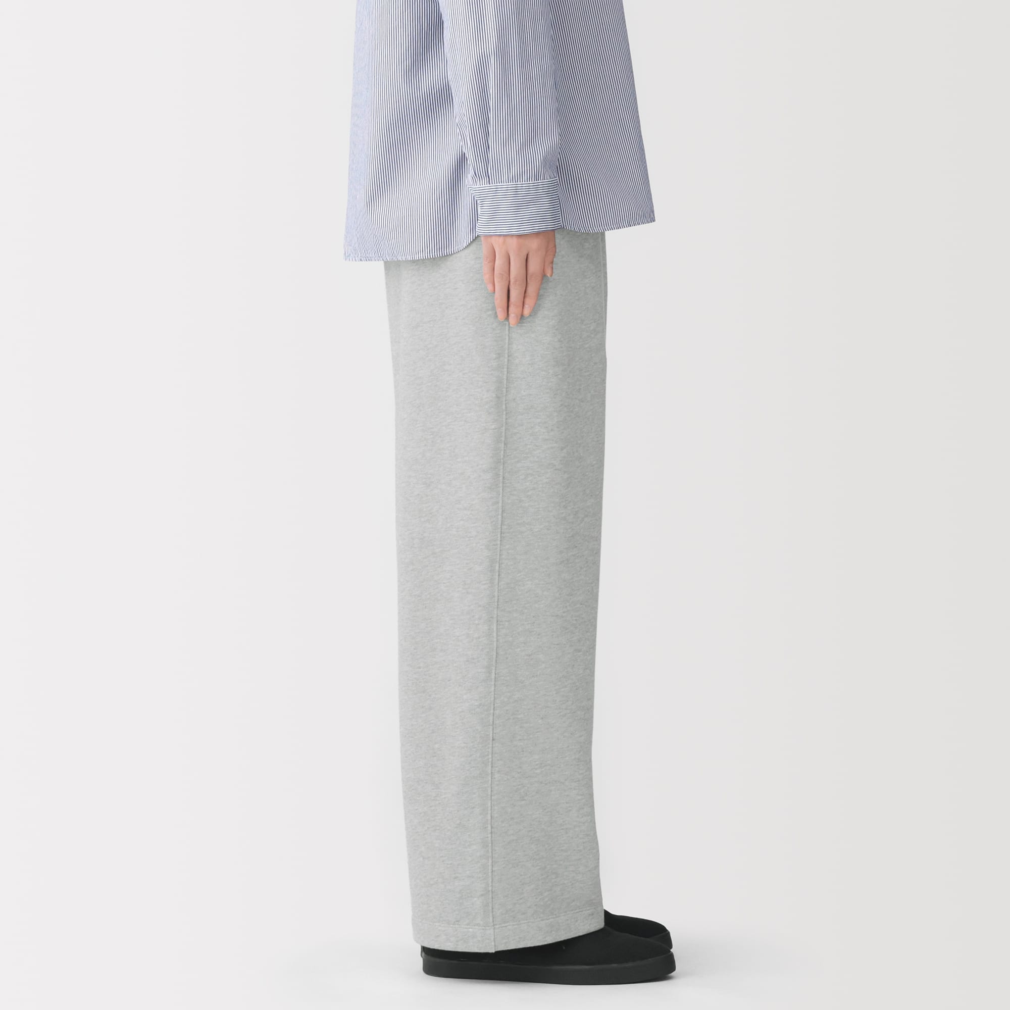 婦人　裏毛スウェットワイドパンツ