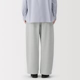 婦人　裏毛スウェットワイドパンツ