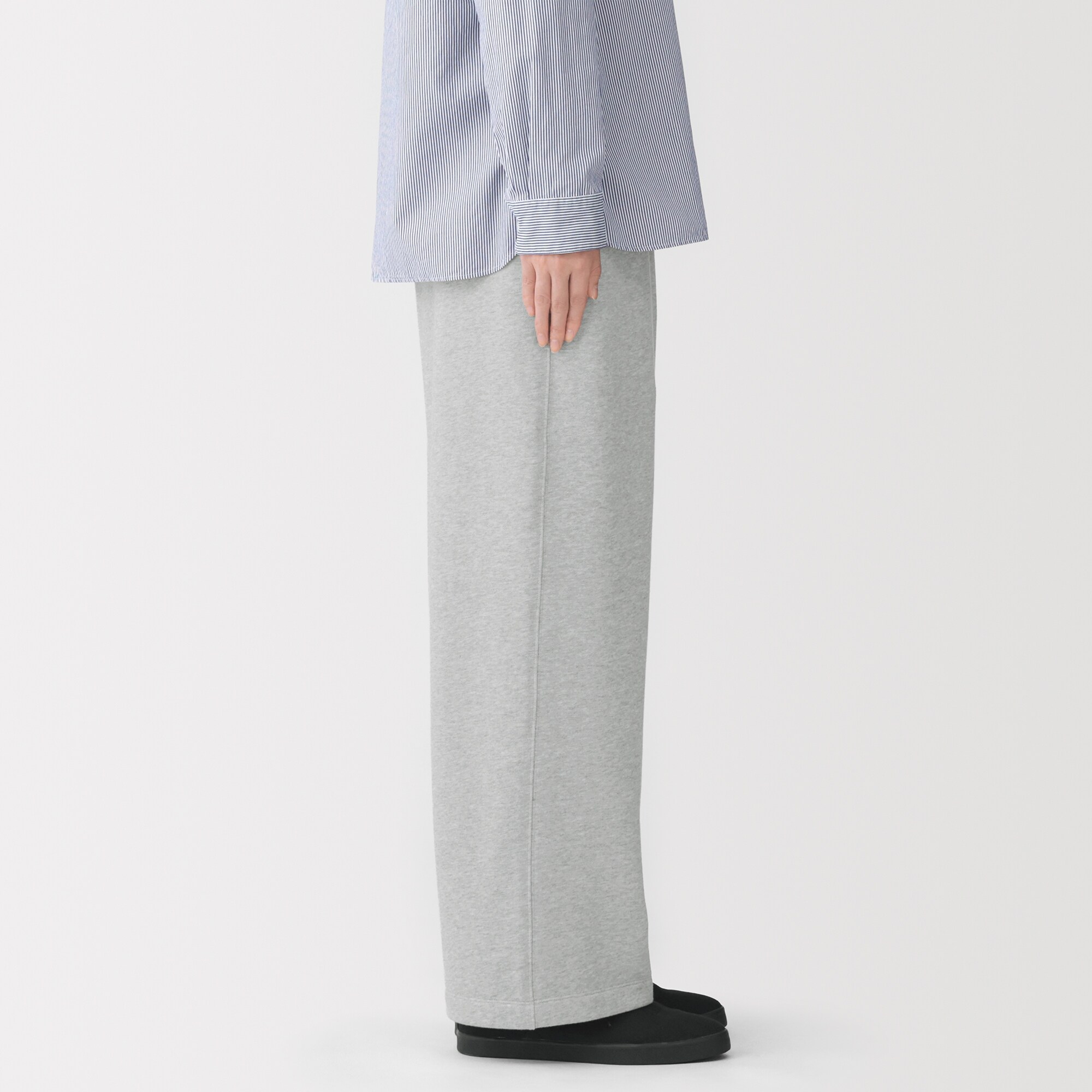 婦人　裏毛スウェットワイドパンツ