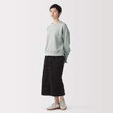 婦人　裏毛スウェットプルオーバー