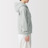 婦人　裏毛スウェットフルジップパーカ