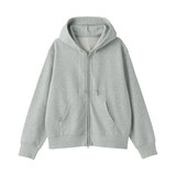 婦人　裏毛スウェットフルジップパーカ