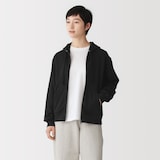 婦人　裏毛スウェットフルジップパーカ