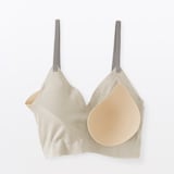 婦人　肌あたりがやさしいリブブラジャー