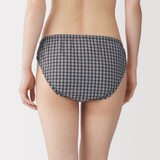 婦人　コットンドビー織りチェック　ショーツ