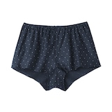 婦人　なめらかサテンフレアショーツ