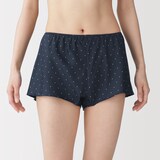 婦人　なめらかサテンフレアショーツ