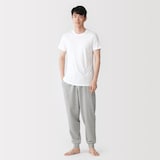 紳士　脇に縫い目のない　２枚組　クルーネック半袖Ｔシャツ