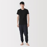 紳士　脇に縫い目のない　２枚組　クルーネック半袖Ｔシャツ