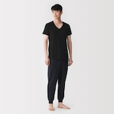 紳士　脇に縫い目のない　２枚組　Ｖネック半袖Ｔシャツ