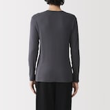 紳士　あったか綿　Ｖネック長袖Ｔシャツ