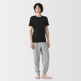 紳士　あったか綿　クルーネック半袖Ｔシャツ