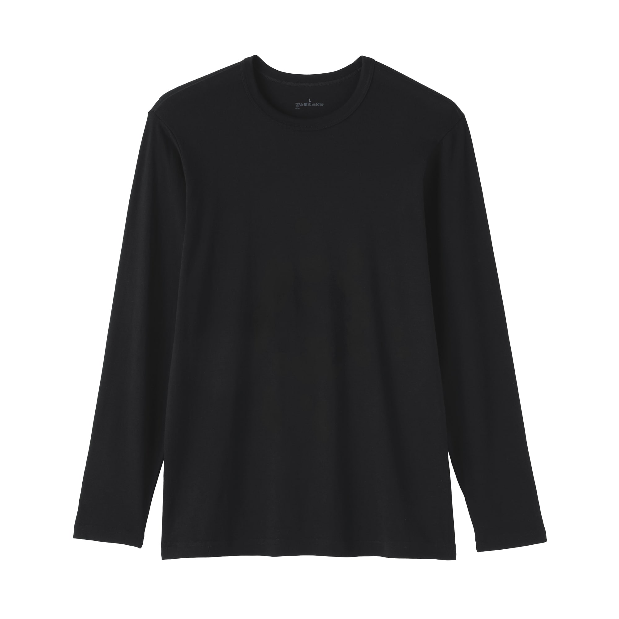 紳士　あったか綿　クルーネック長袖Ｔシャツ