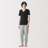 紳士　あったか綿　Ｖネック半袖Ｔシャツ