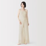 婦人　コットン透かし編みニット　ブラタンクトップ