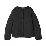 婦人　軽量ダウンポケッタブルノーカラージャケット