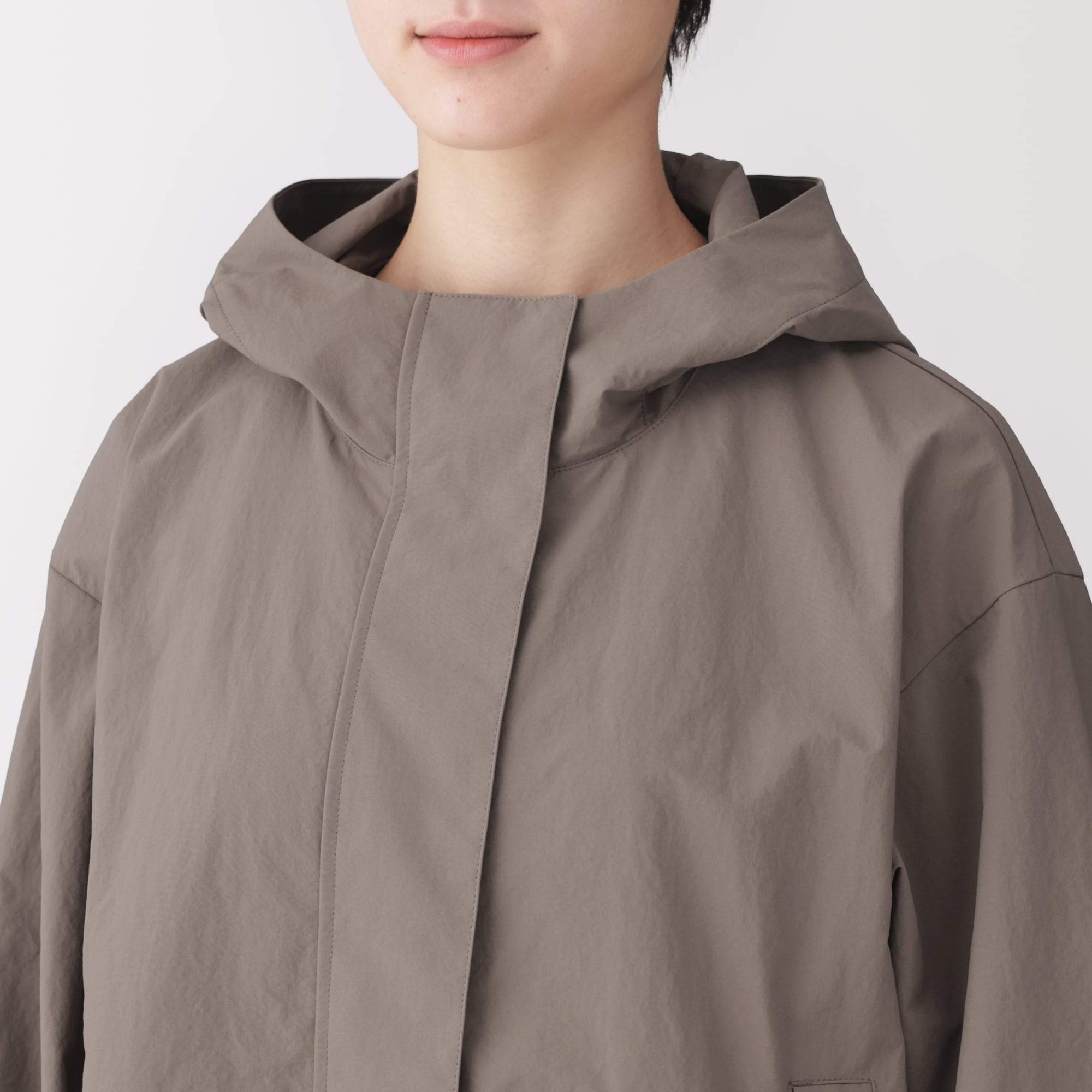 婦人 撥水UVカットポケッタブルフードブルゾン | 無印良品