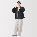 婦人　撥水ＵＶカットポケッタブルフードブルゾン