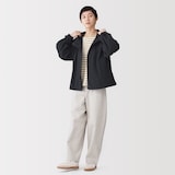 婦人　撥水ＵＶカットポケッタブルフードブルゾン