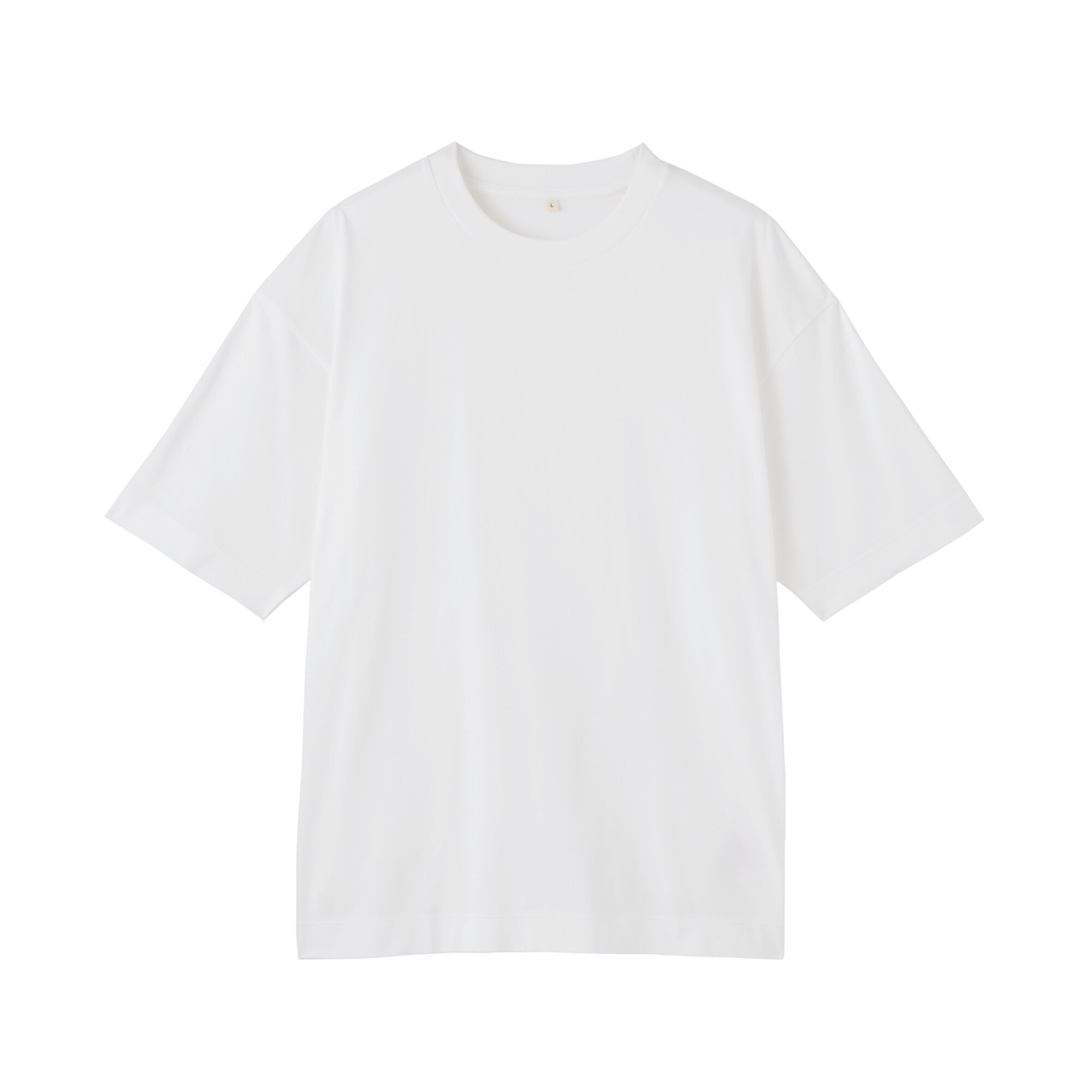 紳士　和歌山で編み立てた天竺クルーネック半袖Ｔシャツ