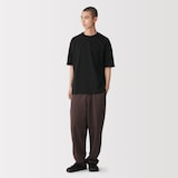 紳士　和歌山で編み立てた天竺クルーネック半袖Ｔシャツ